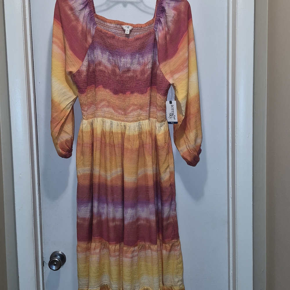 Terra & Sky Multicolor Maxi Dress